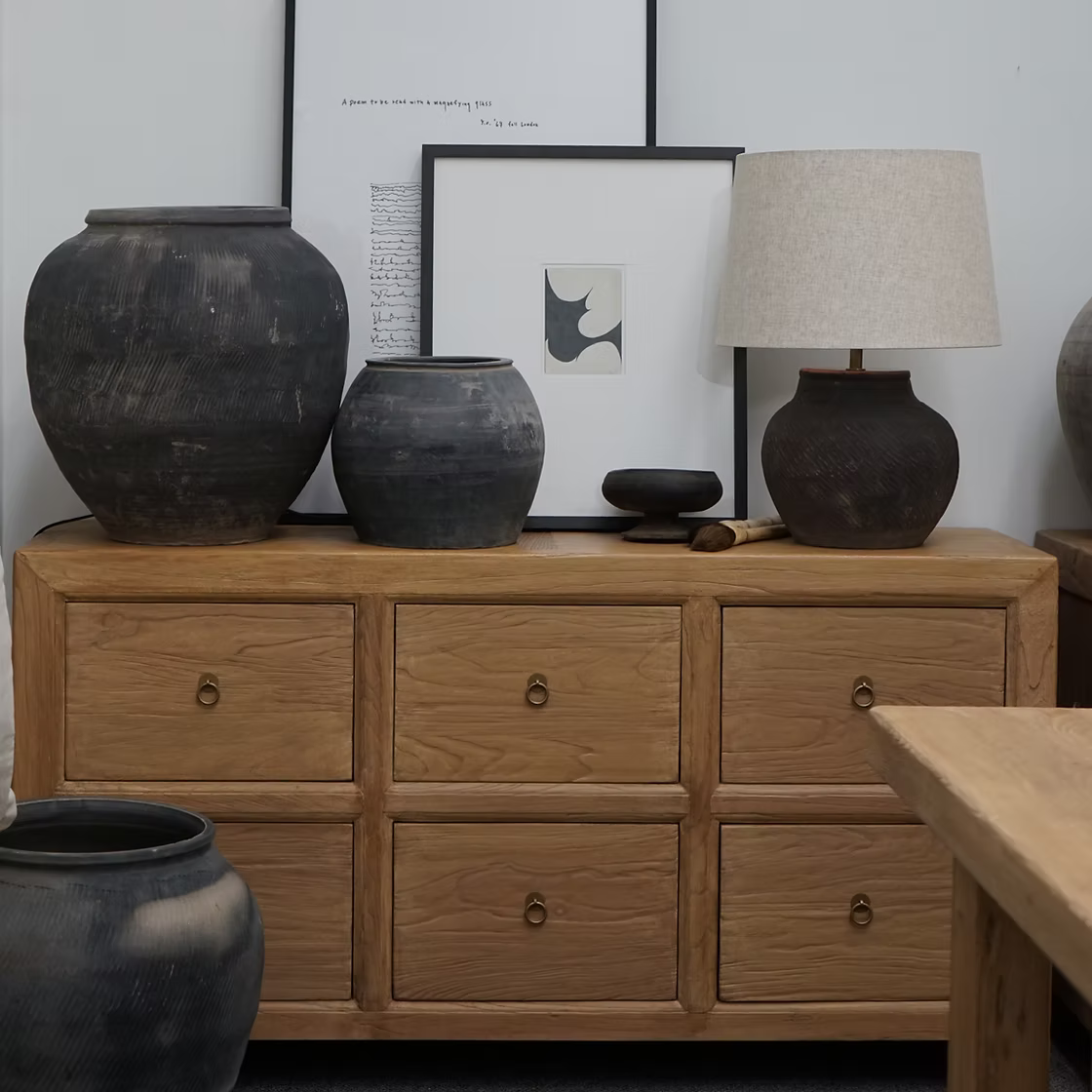 Reid 6 drawer Reclaimed Wood Sideboard 7 - FURNITURE - sideboard/cabinet Hauer Market