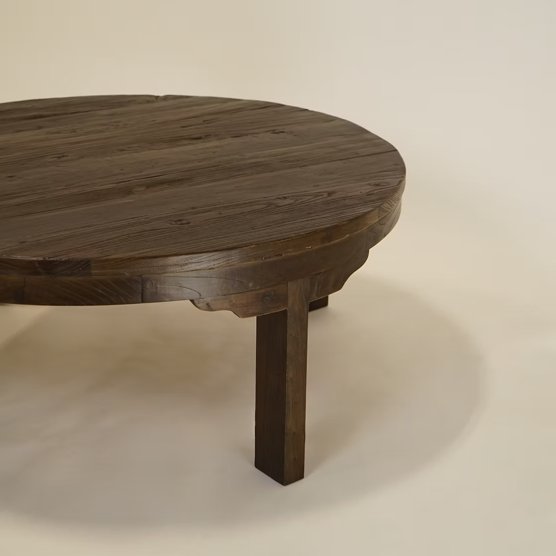 Freya Reclaimed Wood Coffee Table 4 - a - FURNITURE - Coffee Table - Round Hauer Market