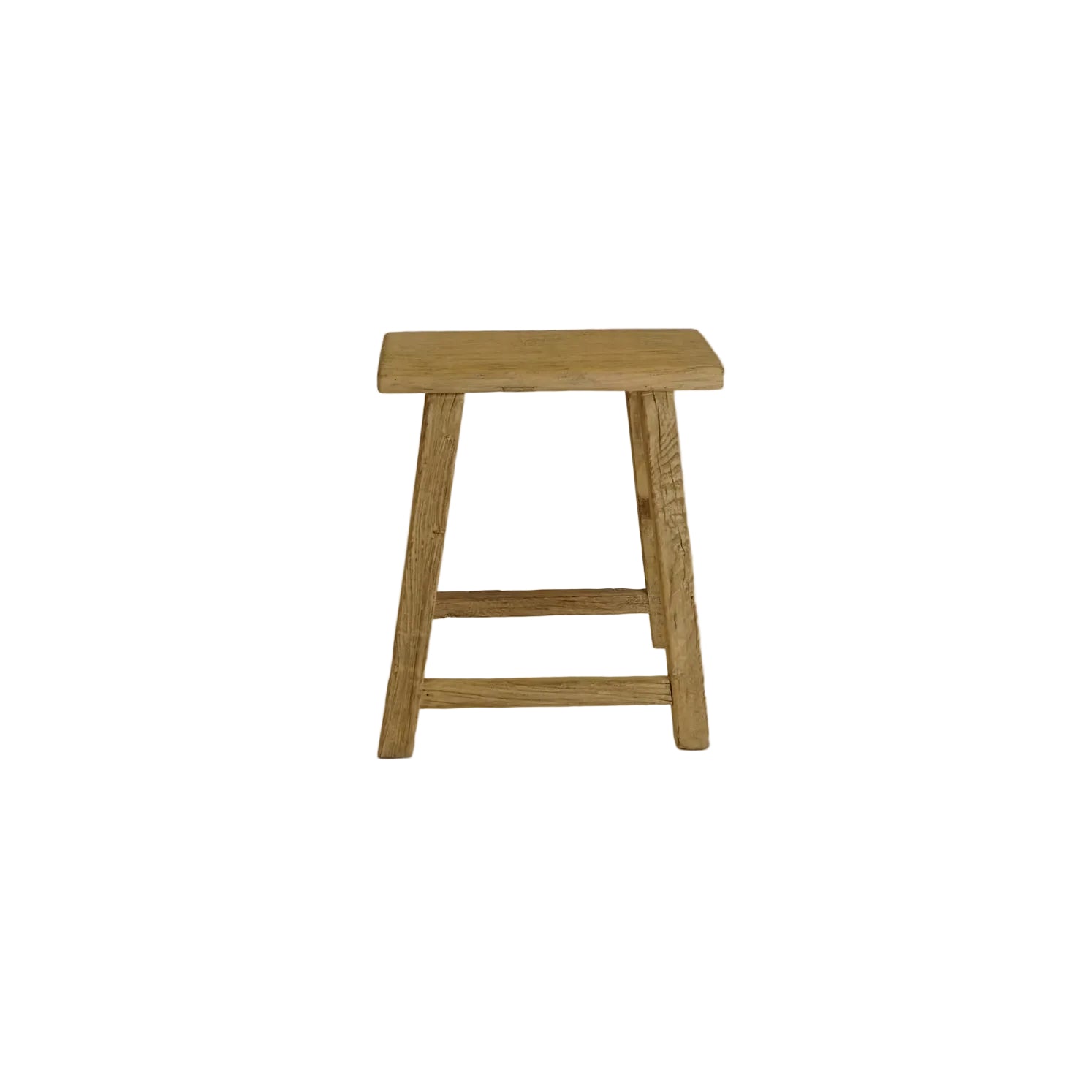 Daisy Reclaimed Elm Wood Accent Table/Stool 0-VINTAGE - stool Hauer Market Natural