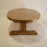Evelyn Reclaimed Wood Oval Coffee Table 4 - a - FURNITURE - Coffee Table - Round Hauer Market