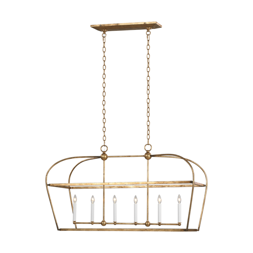 Stonington Linear Lantern LIGHTING - chandelier Visual Comfort - Studio