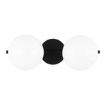 Lune 2-Light Vanity Sconce LIGHTING - vanity Visual Comfort - Studio Aged Iron