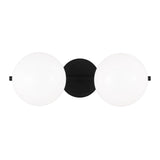 Lune 2-Light Vanity Sconce LIGHTING - vanity Visual Comfort - Studio Aged Iron