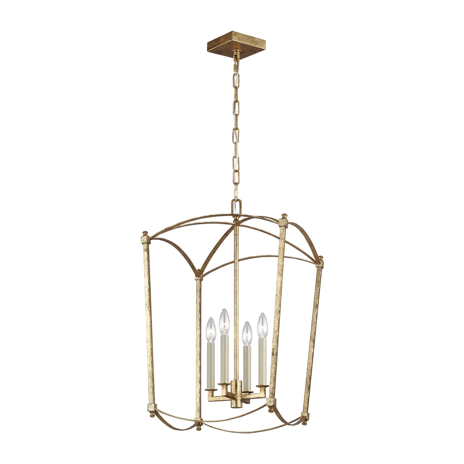 Thayer Medium Lantern LIGHTING - chandelier Visual Comfort - Studio Antique Gild