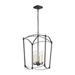 Thayer Medium Lantern LIGHTING - chandelier Visual Comfort Smith Steel