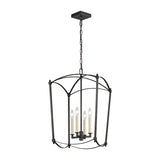 Thayer Medium Lantern LIGHTING - chandelier Visual Comfort Smith Steel