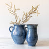Antique Blue Clay Vase - Rug & Weave