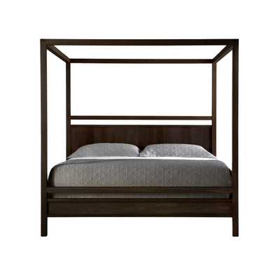 Folke Upholstered Canopy Bed - Boxter Taupe
