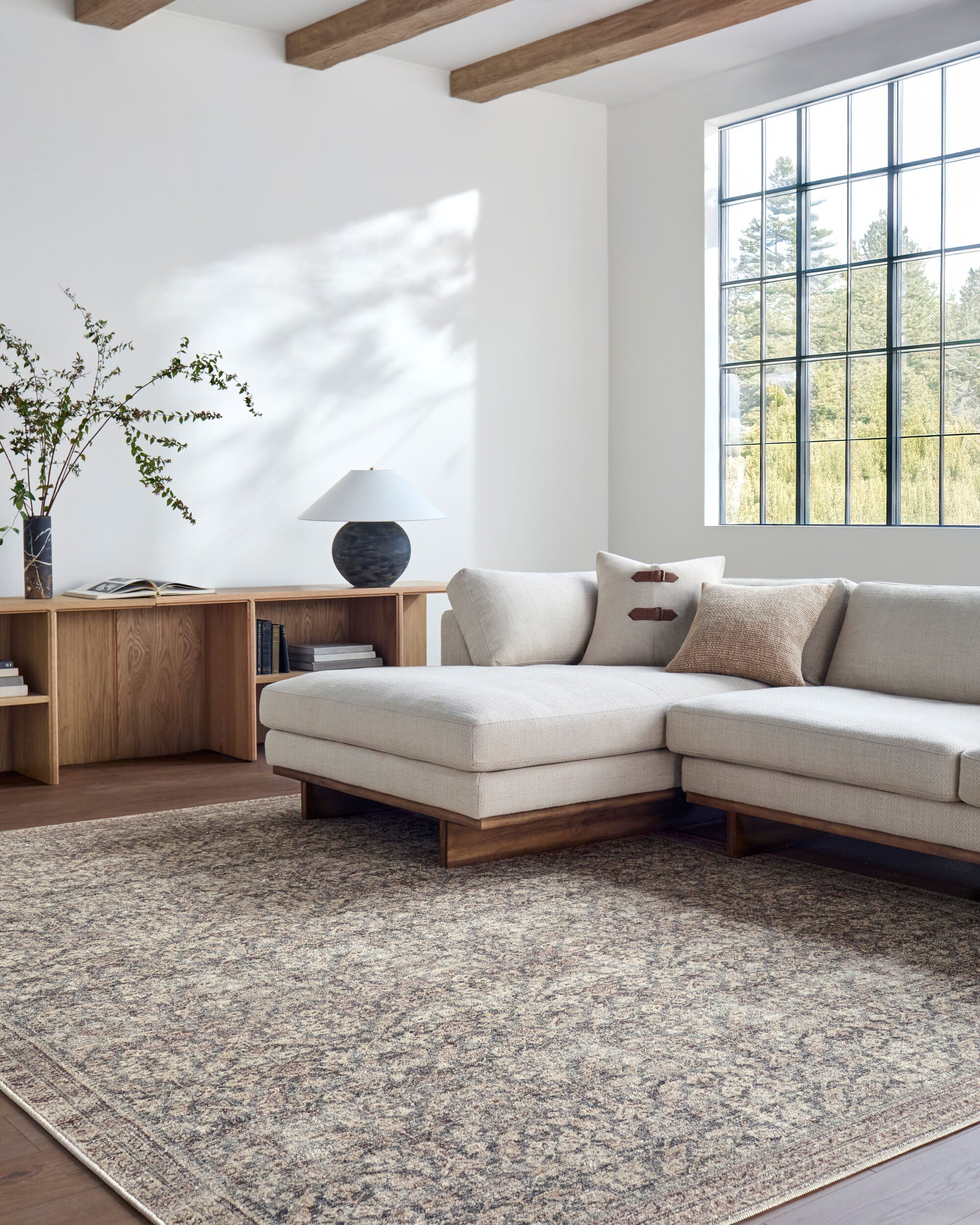 Collins Avenue Laurel Bark Rug RUGS - synthetic Surya
