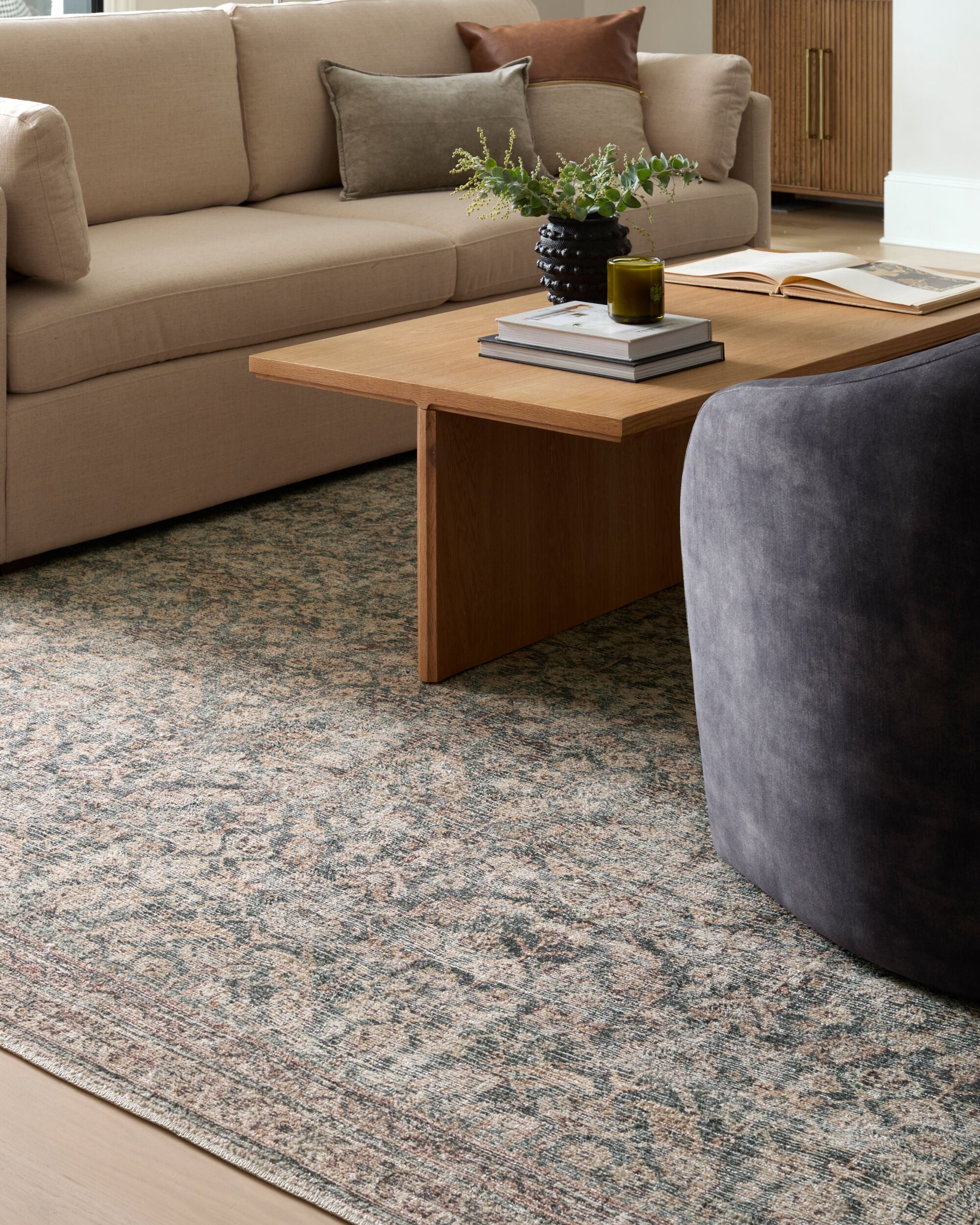 Collins Avenue Laurel Bark Rug RUGS - synthetic Surya