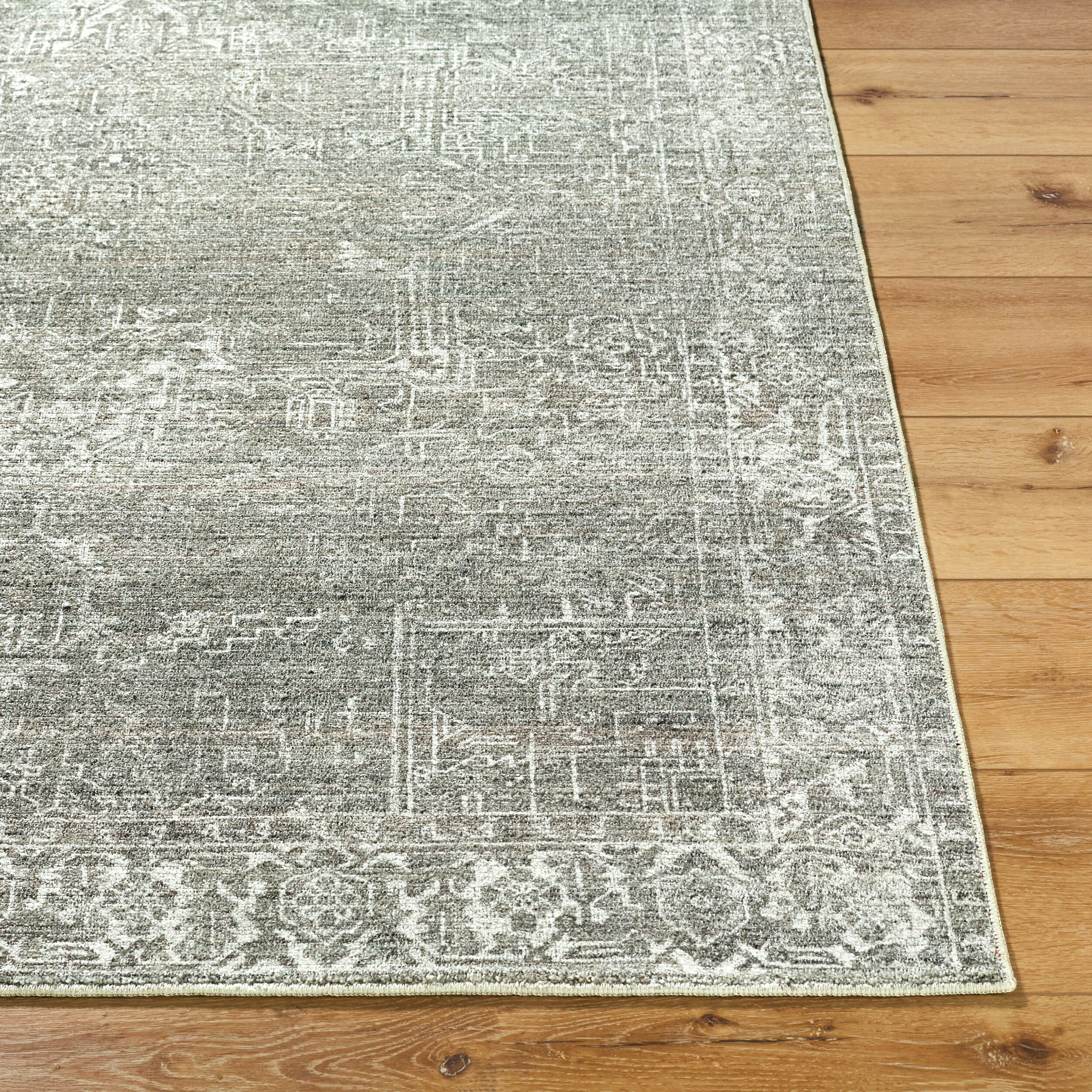 Collins Avenue Sage / Lagoon Rug RUGS - synthetic Surya