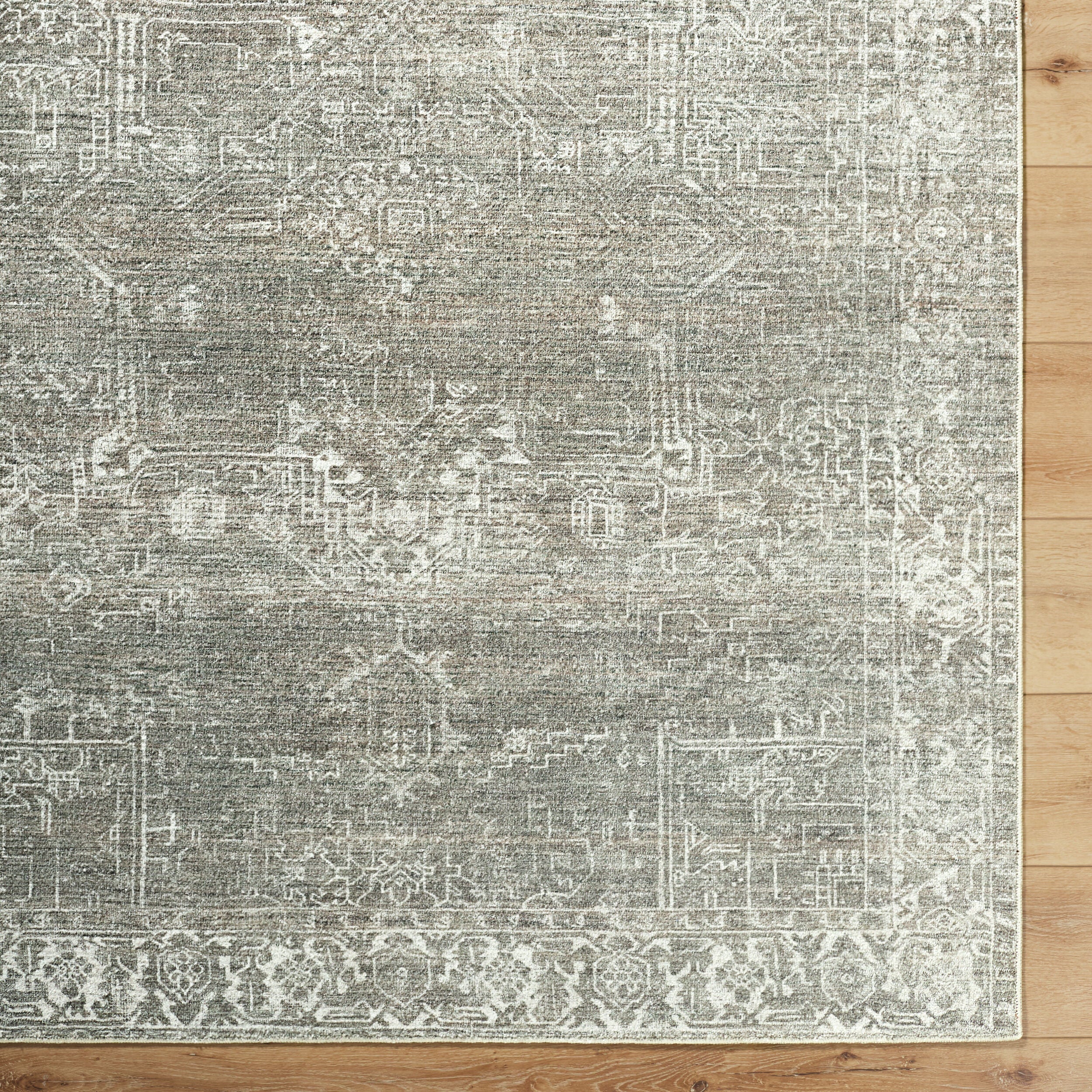 Collins Avenue Sage / Lagoon Rug RUGS - synthetic Surya