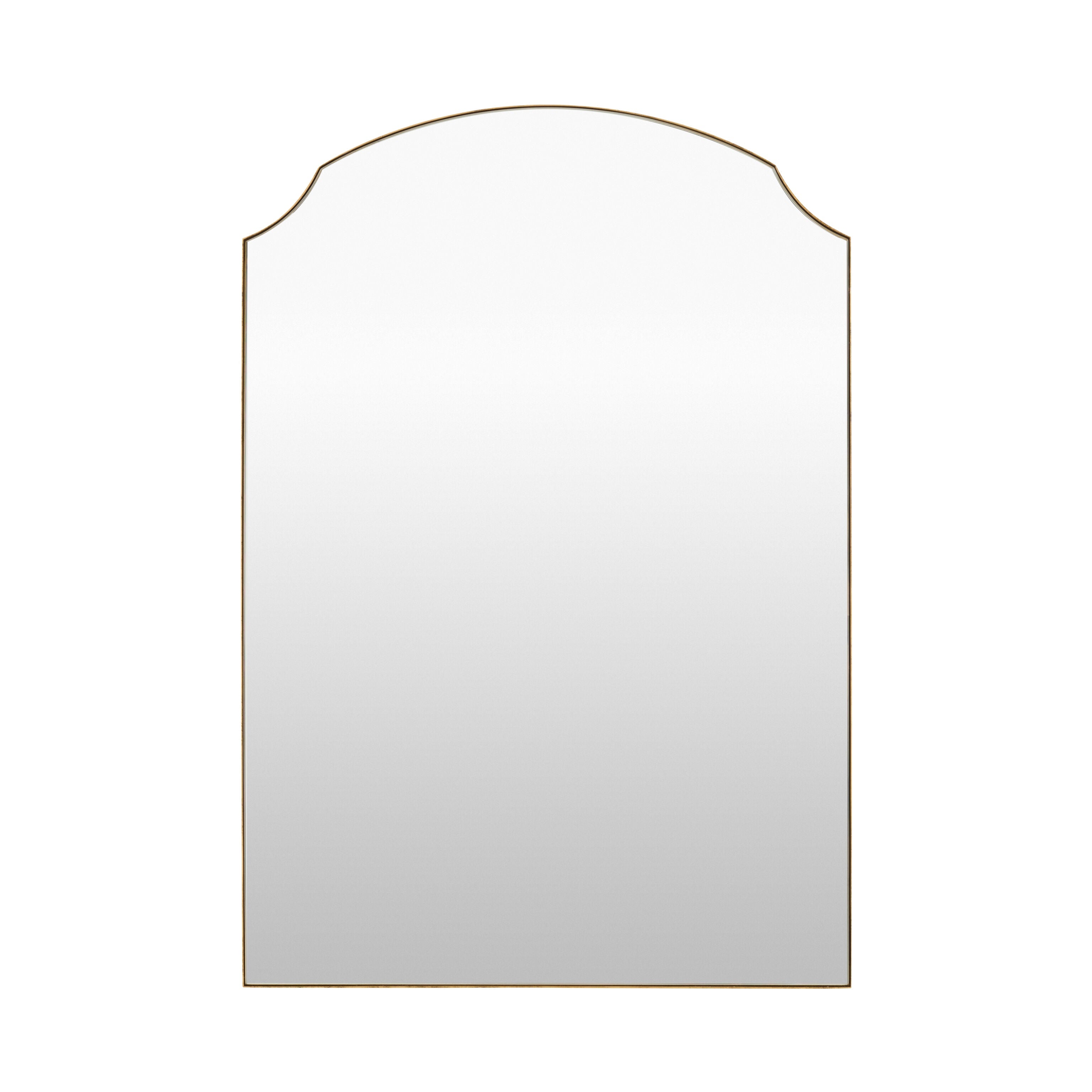 Langly Accent Mirror MIRROR - Accent Mirror Surya Antique Gold 24"W x 35"H