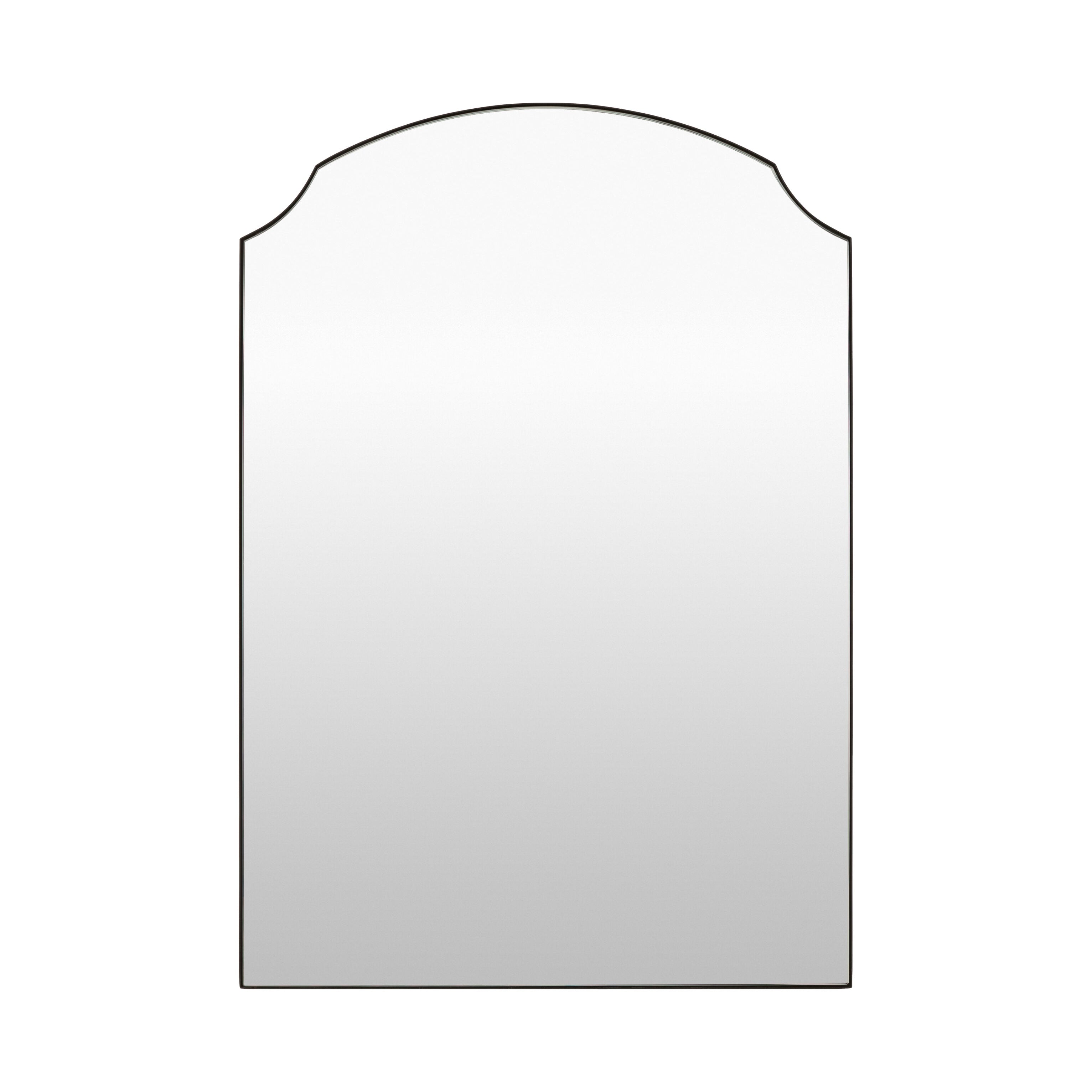 Landon Accent Mirror MIRROR - Accent Mirror Surya Matte Black 24"W x 35"H