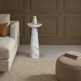 Mercer Toronto Marble Side Table FURNITURE - side table Renwil