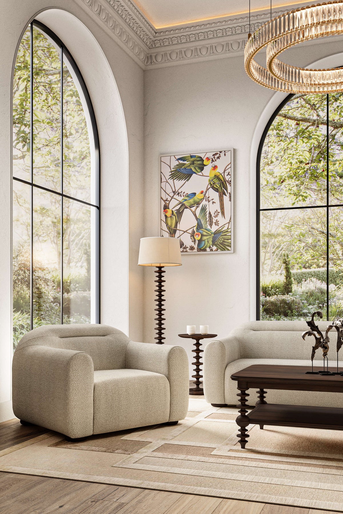 Milano Round Side Table FURNITURE - side table Bramble