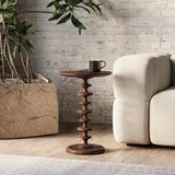 Milano Round Side Table FURNITURE - side table Bramble