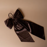 Brown Velvet Bow Ornament
