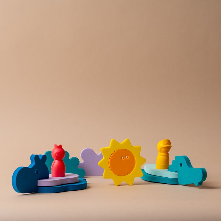 Jungle Foam Bath Friends FINNBIRD - bath toy FIRE THE IMAGINATION