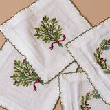 Holiday Greenery Napkin Set