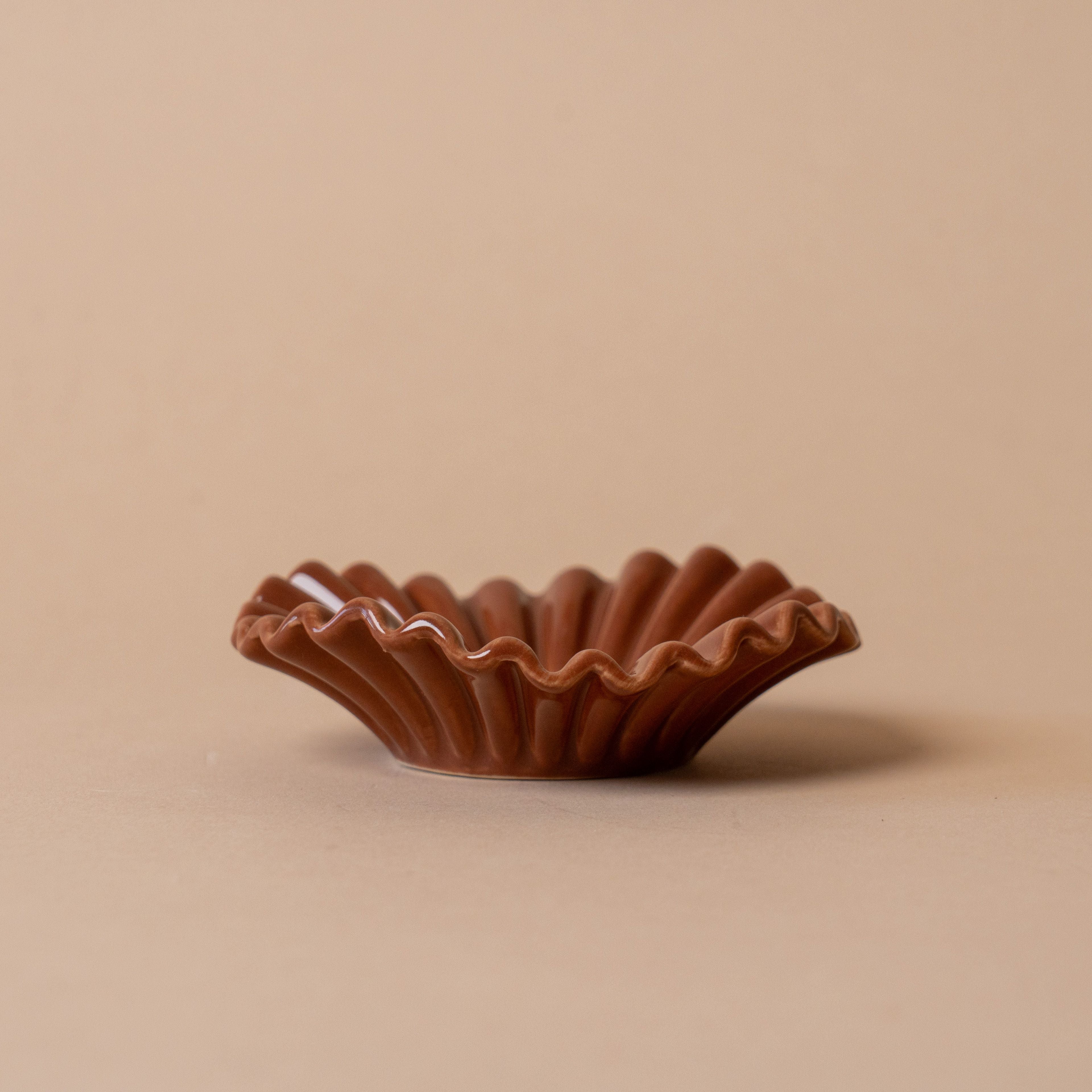 Ceramic Accordion Trinket Dish – view 2