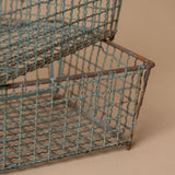 Vintage Wire Fishing Basket