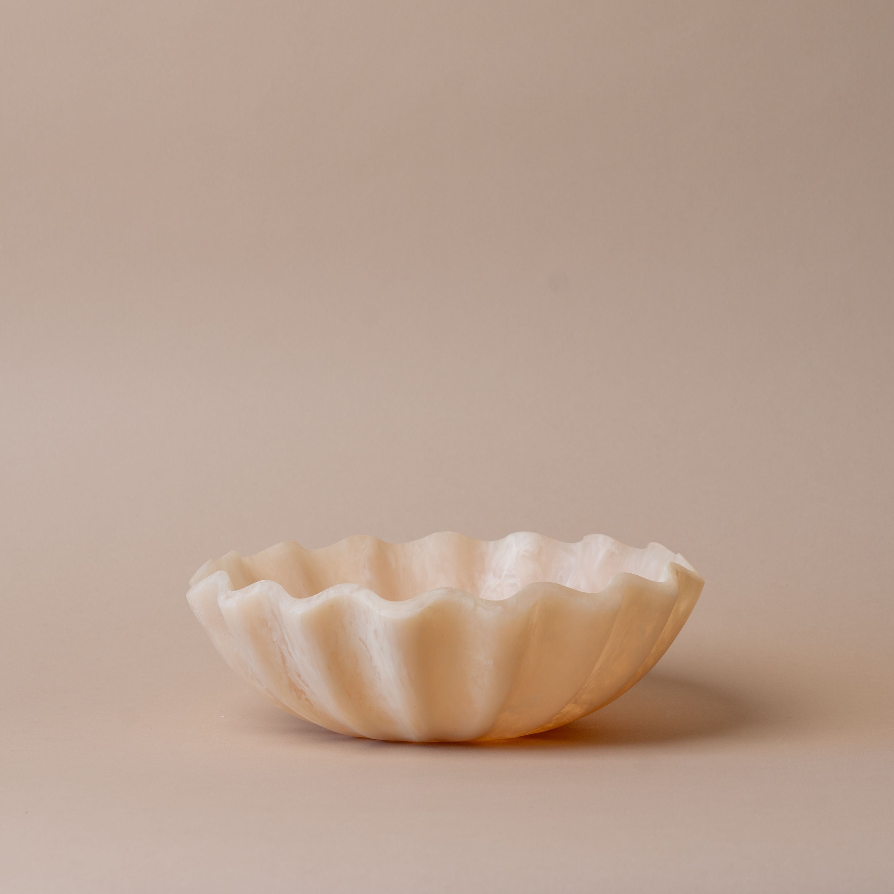 Opalescent Resin Scallop Bowl bowl Indaba Medium