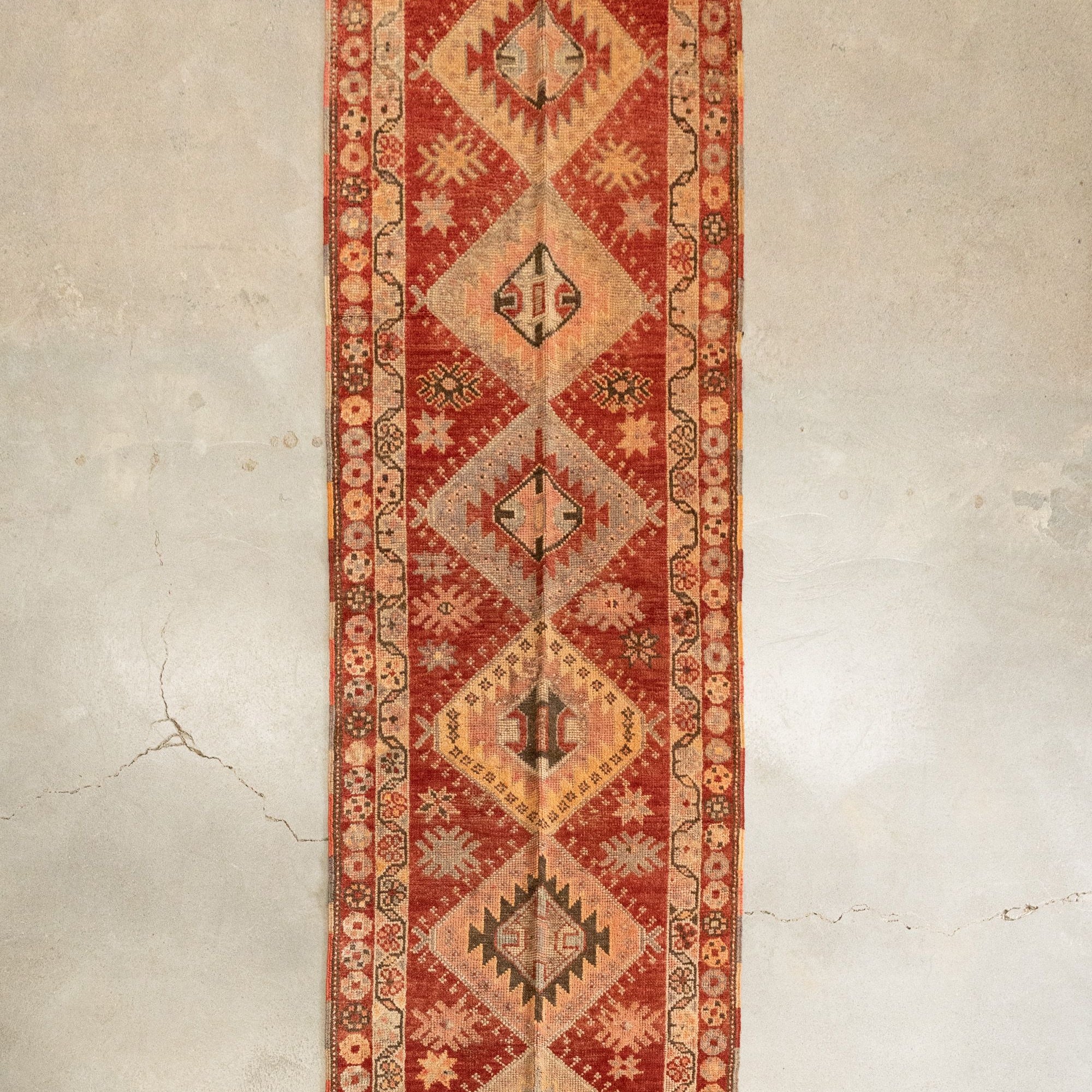 2'10" x 10'3" Vintage Turkish Rug VINTAGE - rug Rug & Weave Rugs