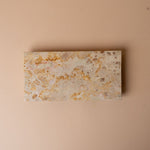 Brown Marble Pedestal tray Luxe B Co (Faire)