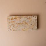 Brown Marble Pedestal tray Luxe B Co (Faire)