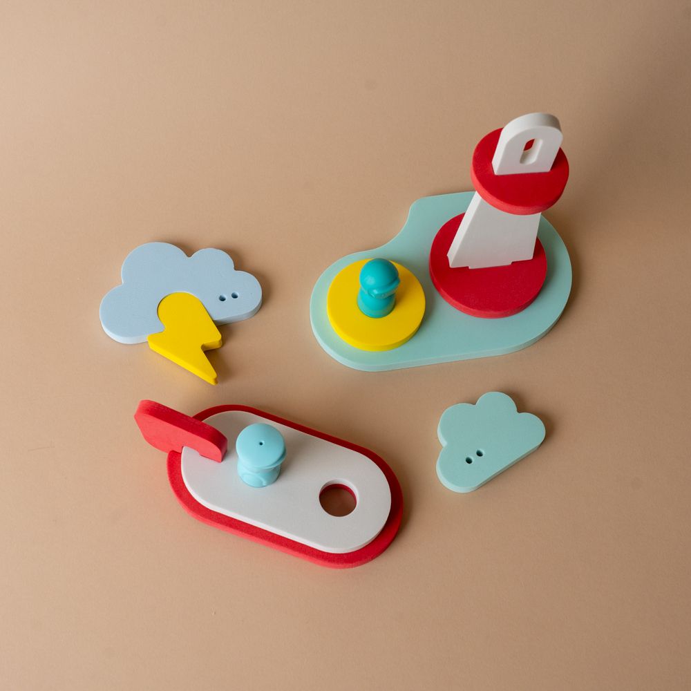 To The Rescue Foam Bath Friends FINNBIRD - bath toy FIRE THE IMAGINATION
