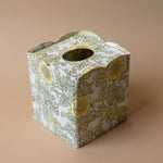 Floral Block Print Tissue Box tissue holder Paper Mirchi (Faire)