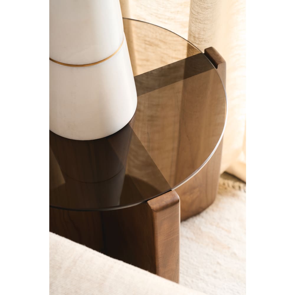 Nova Round Side Table FURNITURE - side table Rowe Furniture