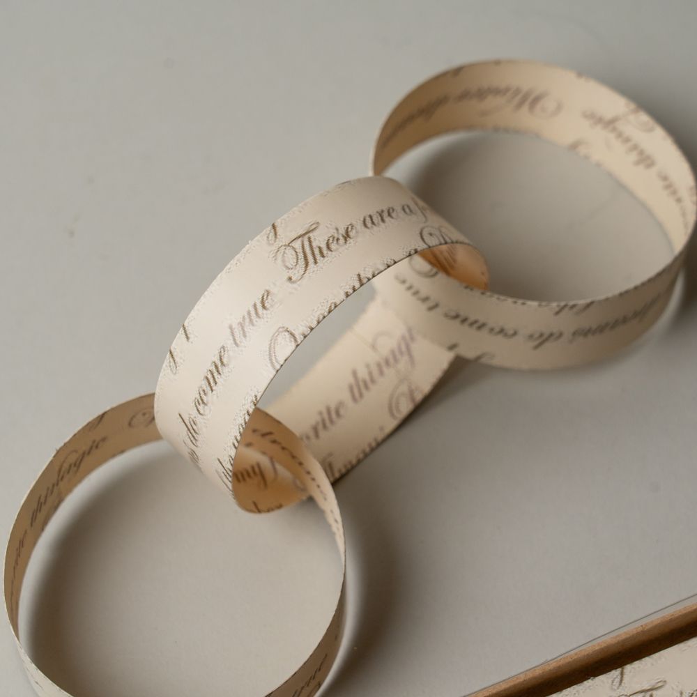 Paper Script Garland CHRISTMAS 2026 Creative Co-op (DYA)
