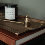 Hammered Metal Tray tray Silver Tree Home & Holiday (Faire)