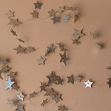 Paper Glitter Star Garland