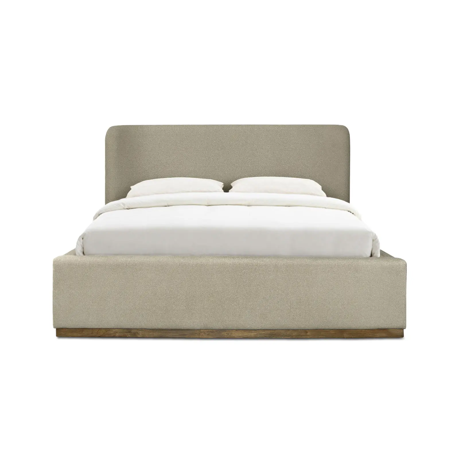 Finley Storage Bed 13 - FURNITURE - bed Style In Form Velvet Sandstorm - Queen
