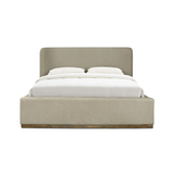 Finley Storage Bed 13 - FURNITURE - bed Style In Form Velvet Sandstorm - Queen