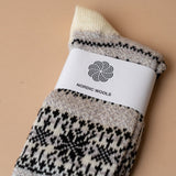 Cozy Nordic Socks socks Nordic Wools (Faire) Cream - Large