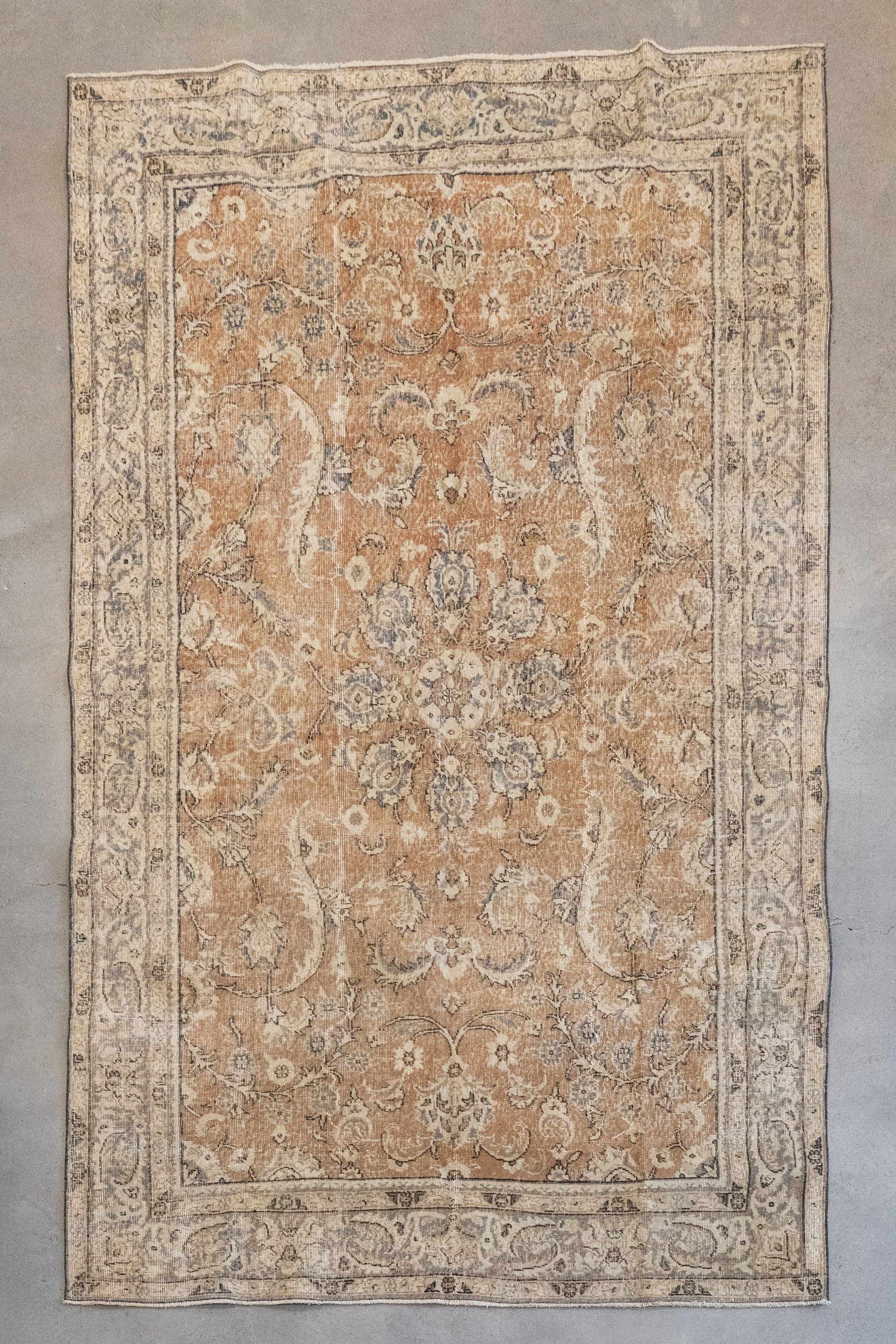 Vintage Turkish Oushak 10'3" x 6'3" VINTAGE - rug Rug & Weave Rugs