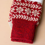 Cozy Nordic Socks socks Nordic Wools (Faire) Crimson - Medium