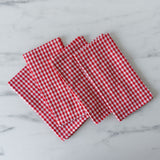 Red Gingham Napkin Set - Rug & Weave