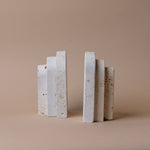 Arch Travertine Bookend Set bookends Marigold Market (Faire)
