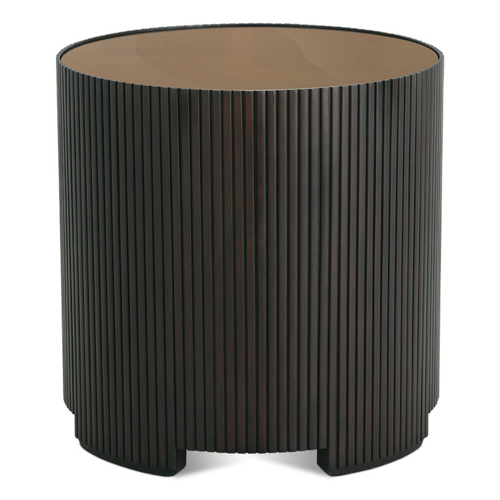 Kindred Round Side Table, Godiva