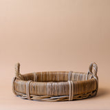 Roll Top Rattan Tray tray Bacon Basketware (Faire) Small