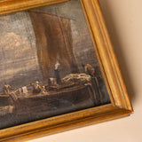 "Voyage No. 1" Framed Vintage Painting