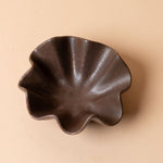 Brown Ribbon Shaped Stoneware Dish dish Creative Co-op (DYA)