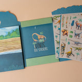 Dino Sticker Activity Set FINNBIRD - activity book FIRE THE IMAGINATION