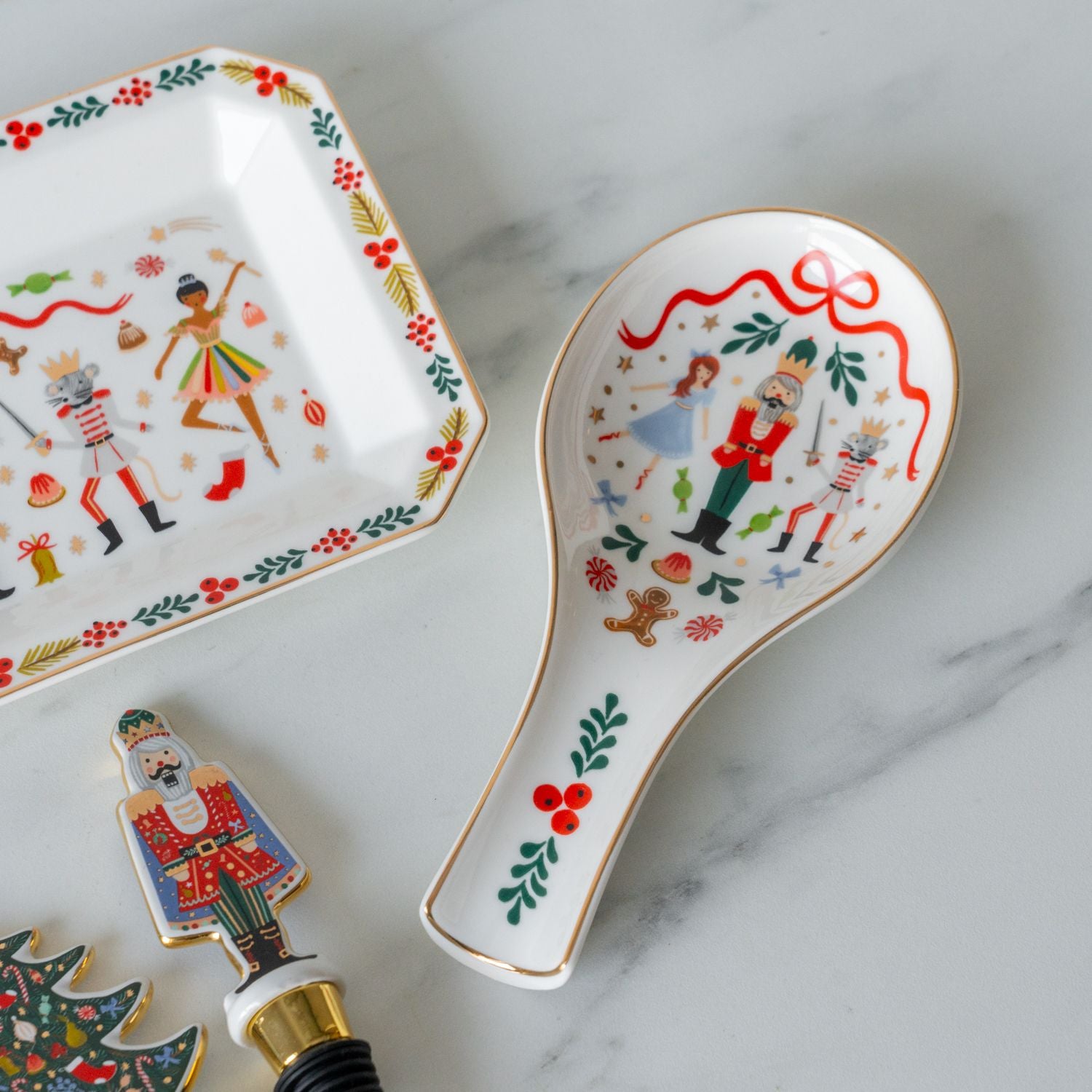 Nutcracker Print Spoon Rest - Rug & Weave