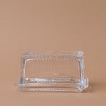 Glass Covered Butter Dish butter dish Abbott Collection
